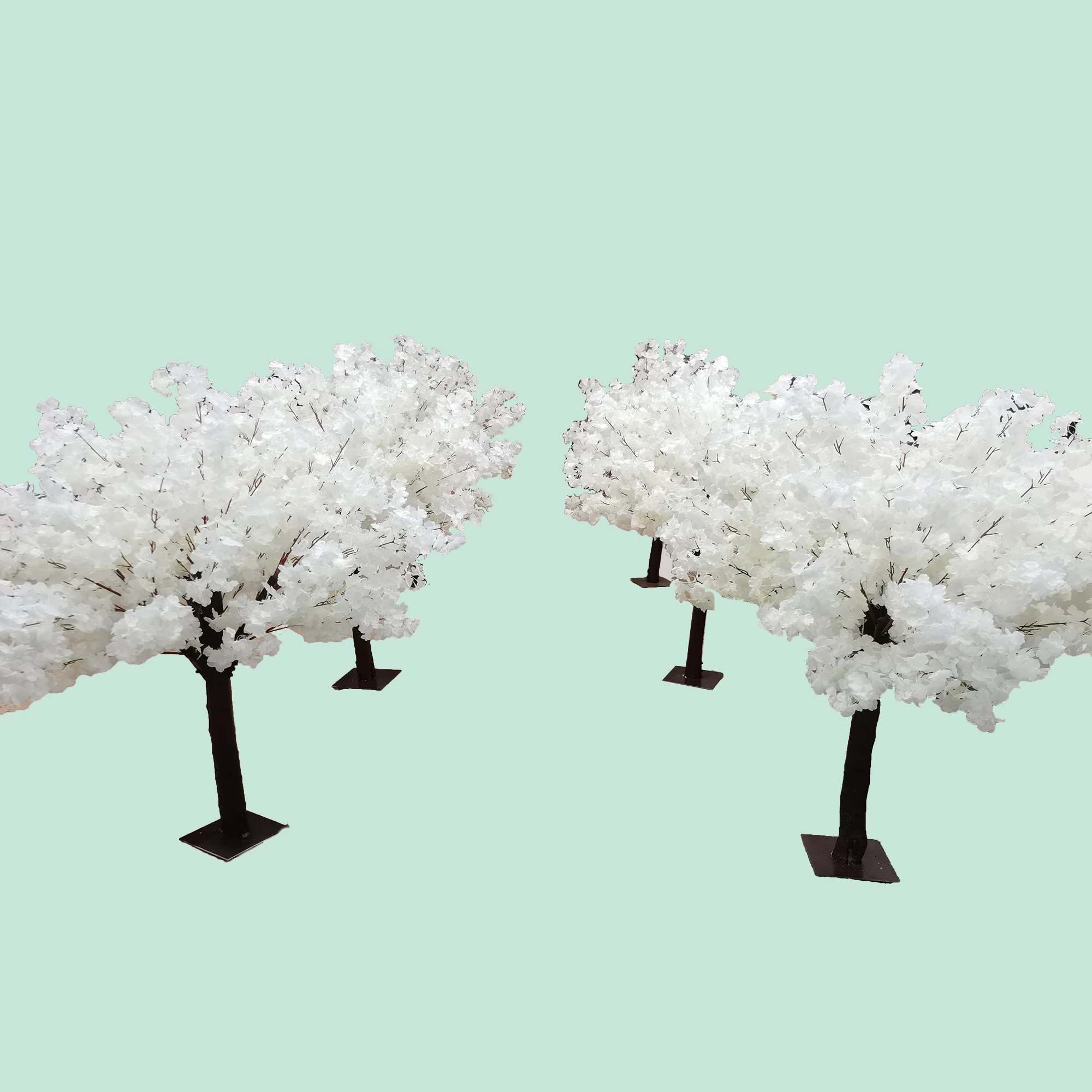 

DKB artificial white color cherry blossom trees for wedding decoration on table