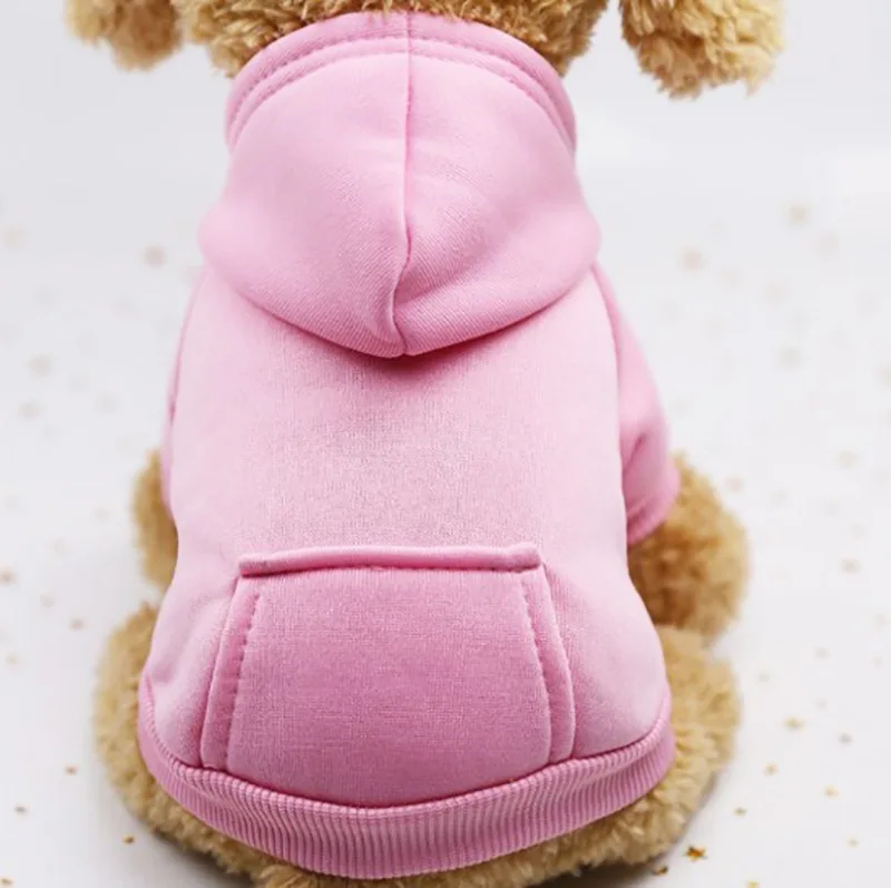 

New Arrival Fashionable Cotton,Solid Color Teddy Sports Hoodie Dogs Jacket Coat Apparel Pet Cloth//