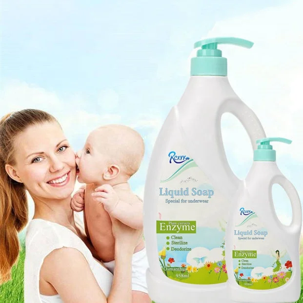 

1L Plant Extract Enzyme Milk Urine Stains Removal Baby Clothes Wash Liquid Soap Laundry Detergent