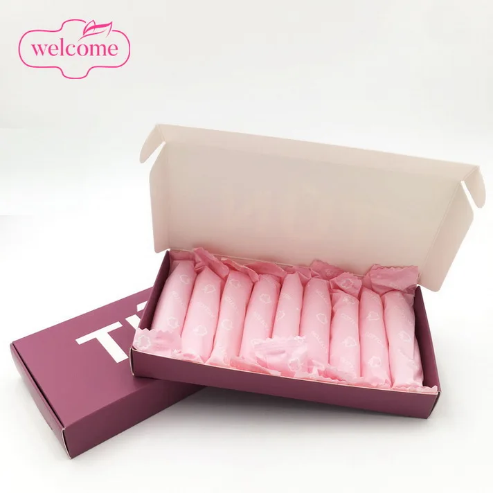 

Ultra Mini Regular Super Feminine Care Health Organic Tampons Breathable Hypoallergenic Sterile Bio Custom Tampon Box