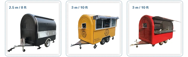 TUNE Carro de Comida Mobile Kitchen Van BBQ Food Trucks Mobile BBQ Food Cart supplier