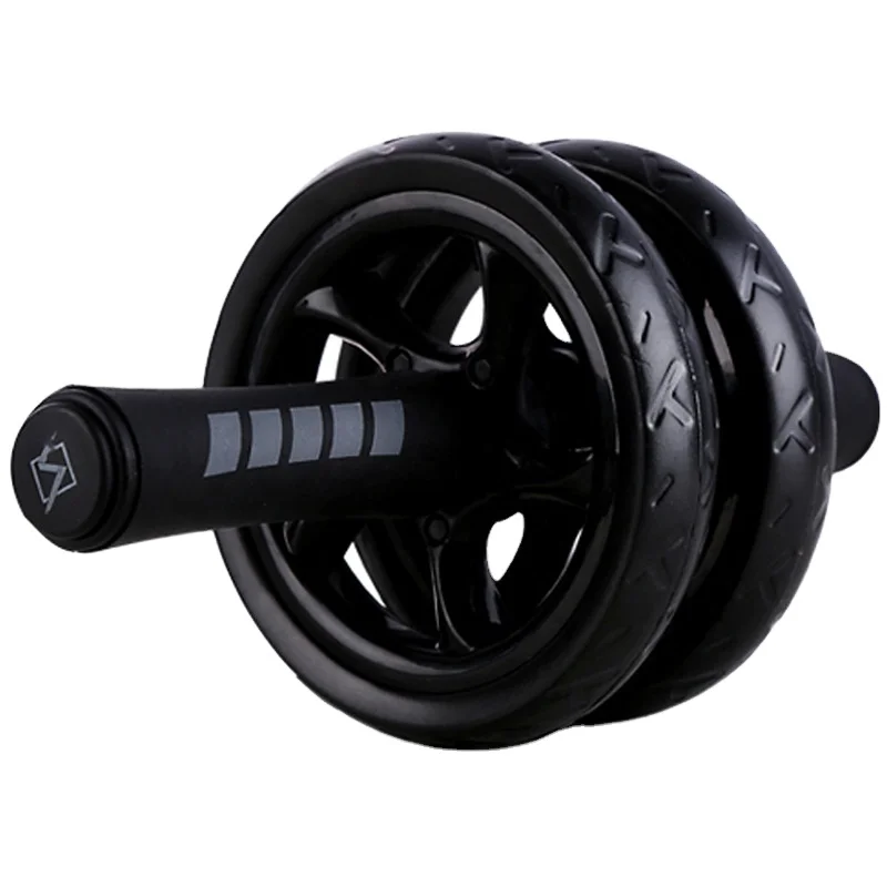 

OEM brand home Fitness power strength indoor Noiseless big wheel AB exercise Roller Exercise Wheel, Black, blue. others customizable