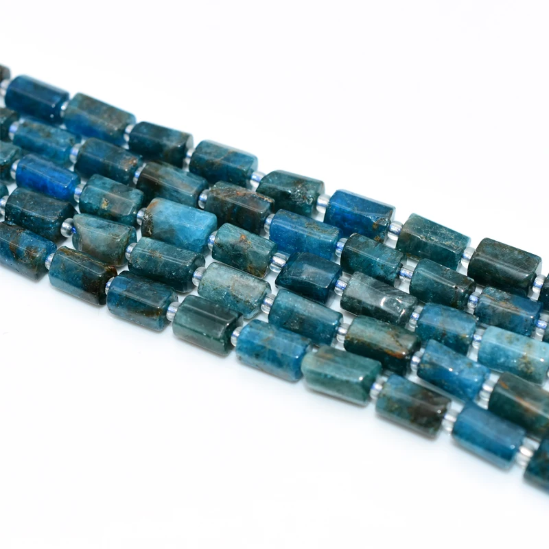 

Trade Insurance  High Quality Natural Tube Apatite Loose Beads