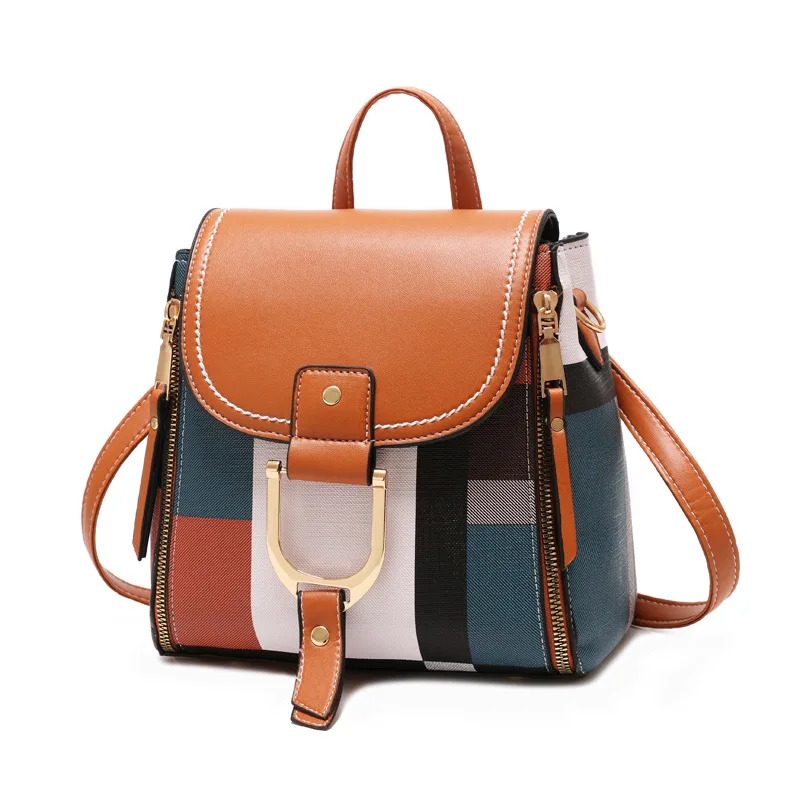 

2022 backpack wholesale hot sell women bag organizer pu leather backpack women, Accpet customized color