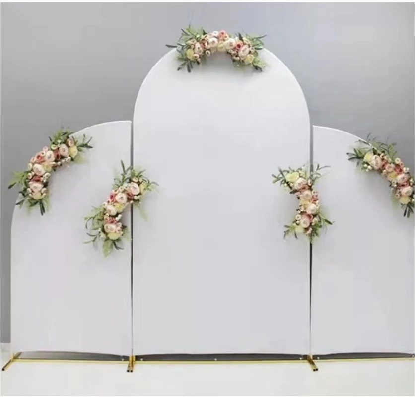Customize Arch Covers Backdrop Cover for Party Cylinders Decorations Doubleside Elastic Fabric Arch Photo Background