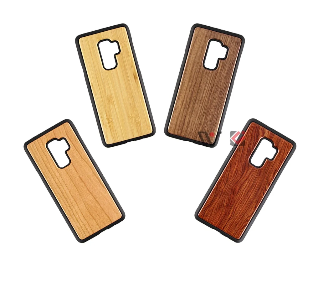 

Natural Real Wood Phone Case PC Blank Cases for samsung s20 Custom Engraving Logo Wood Mobile Case, Original wood color