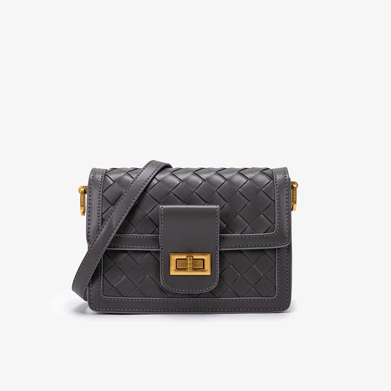 

2021 suitable for young girls saddle bag ladies fashion women's handbags leather messenger bag, Black /milk white/gray/khaki/light blue/olive green/orange