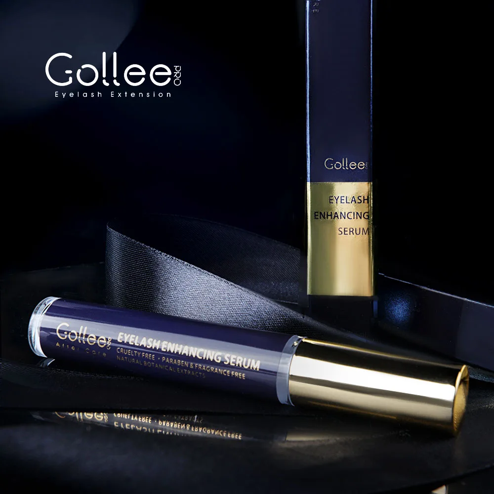 

Gollee Eyebrow Enhancer Natural Biotin Top Empty Tubes Bottle For Eyelash Extensions Private Label Eyelash Growth Serum