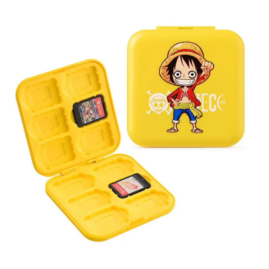 

High grade cartoon pattern 12 card slot PC hard shell game card box is suitable for Nintendo game card storage