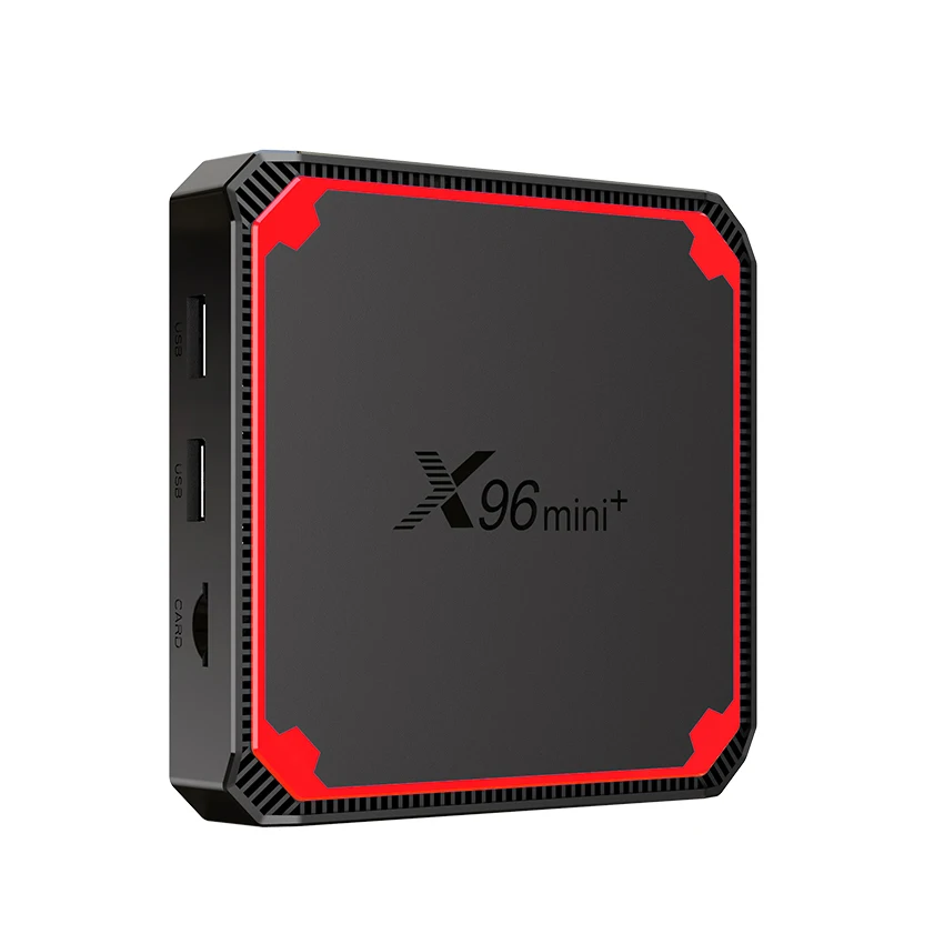 

x96 mini+ smart android tv box S905W4 Android 9.0 2gb 8g/16g 4k 2.4G/5G wifi dynamic HDR, Blue/red