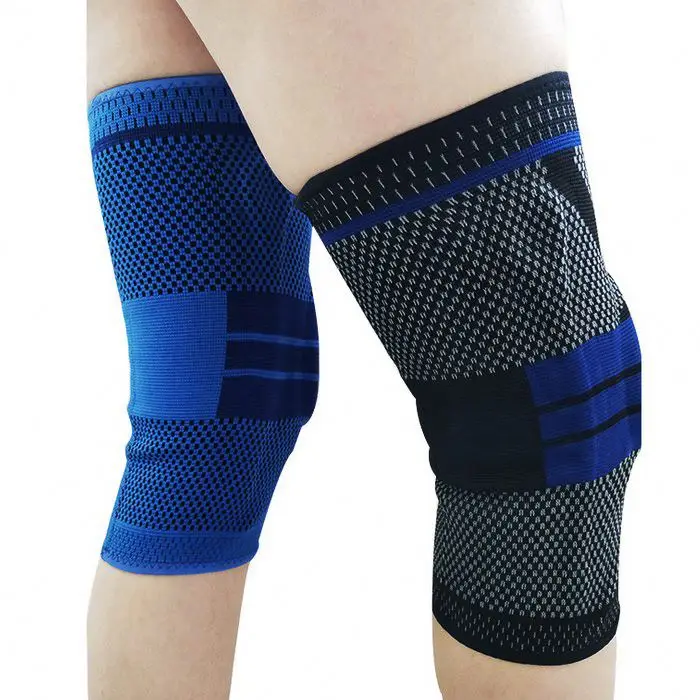 

3D Knittning Fabric With Silicon Gel Pad Knee Compression Sleeve for Men & Women, Customized color