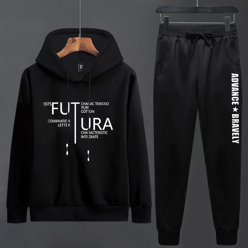 

Dropshipping mens fashion 2021 custom sweatsuit private label sweat suits unisex two piece set, Picture color