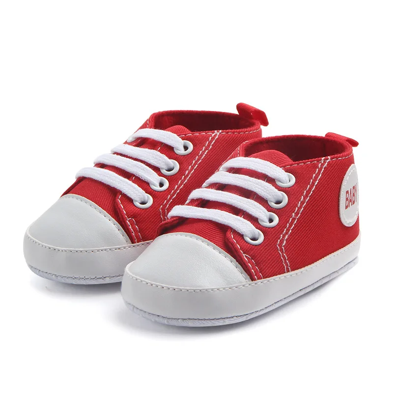 

red sport children shoes for new born, White, red