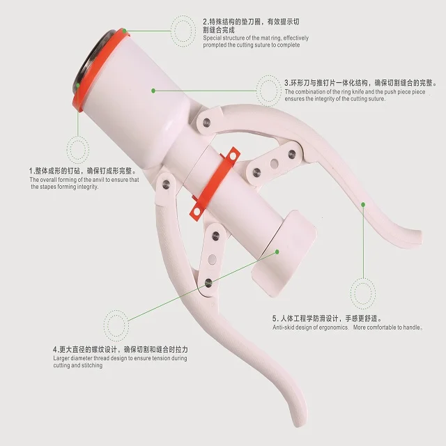 

3R Hot Sale Certificate Disposable Urology Male Genital Plastic Surgery Device Foreskin Cut Circumcision Staplers