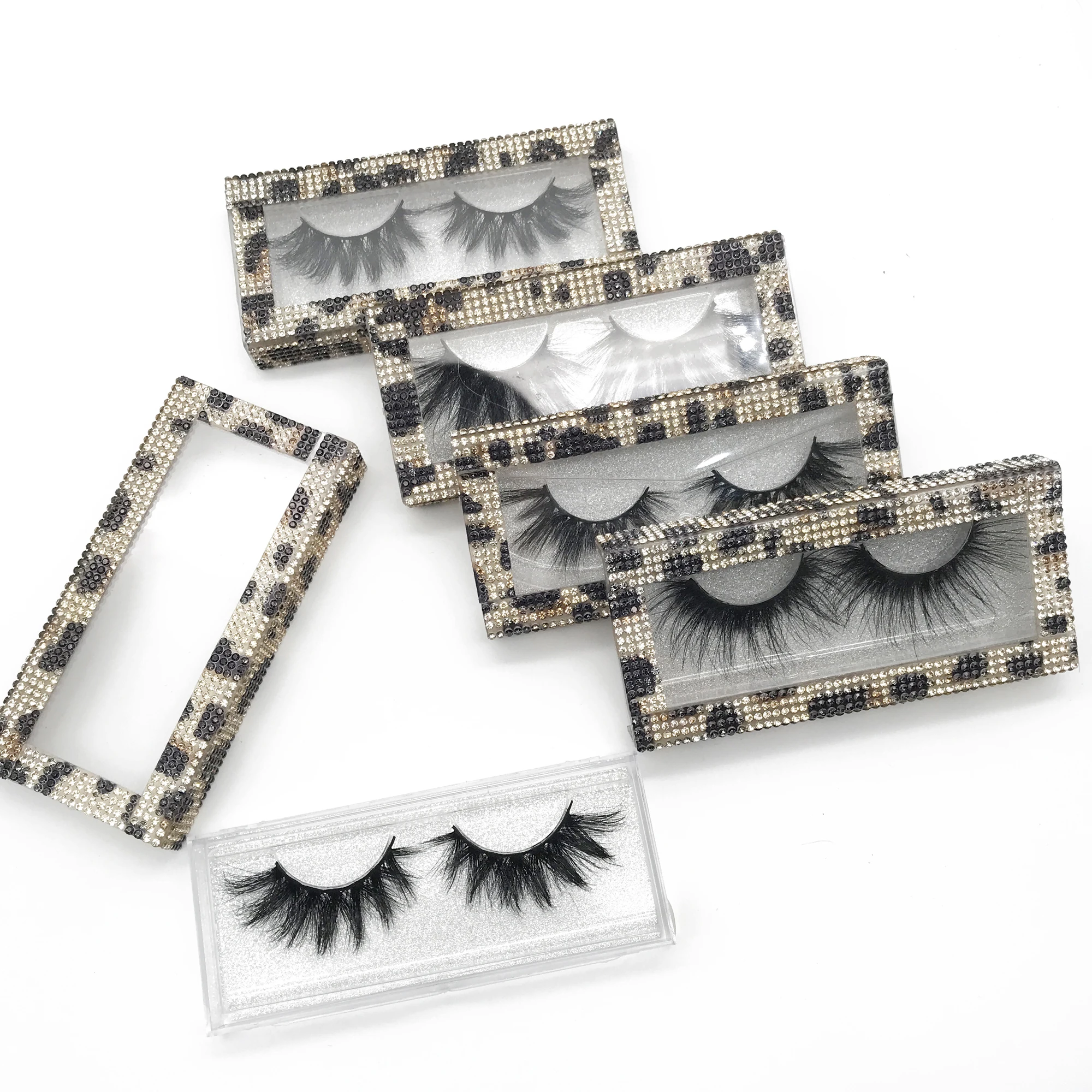 

Eyelash Book Wholesale Real mink 25mm Eyelashes Private Label Free Lash Sample Customize Packaging