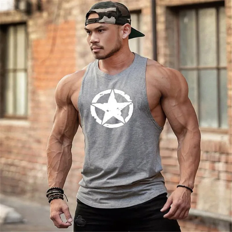 

New fashion neoprene sleeveless tank top men fitness singlet bodybuilding workout gym fitness vest high quality, As showed