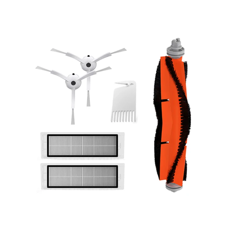 
MI Xiaomi Robot vacuum replacement parts Mijia robrock HEPA filter side brush and main brush 