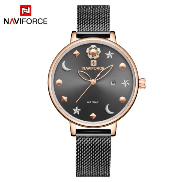 

2020 new NAVIFORCE 5009 female student Korean version watch fashion starry sky vibrato with the same wristwatches, According to reality