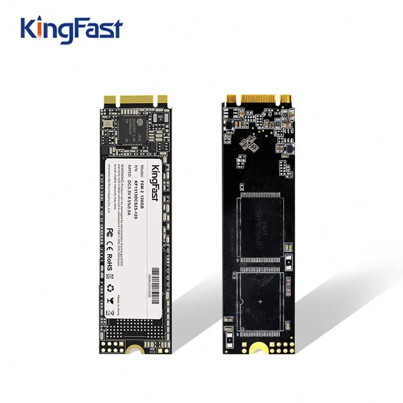 

Kingfast M2 M.2 SATA m2SSD 120GB 240GB 256GB 480GB 500GB 512GB 1TB internal solid state disk SSD hard drive for Laptop PC sale, Black
