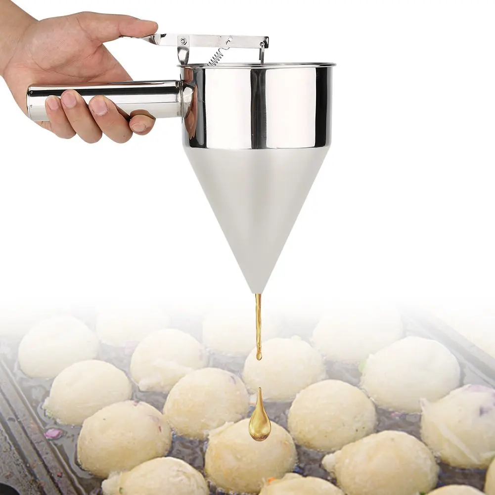 

Donuts Batter Dispenser Machine Stainless Steel Pourer Perfect for Baking Cupcakes, Waffles, Cakes, and Muffinse