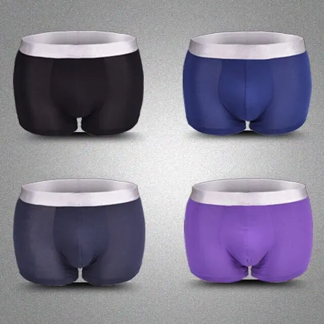 

New style fashion Men's briefs in solid color boxers, Mix color