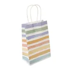 Cheaper Price Free Sample Christmas Candy Custom Logo Kraft Gift Bag