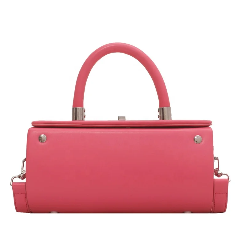 

Creative Woman Cross Shoulder Vintage Box Shape Cylinder Bag Ladies Fashion Handbags
