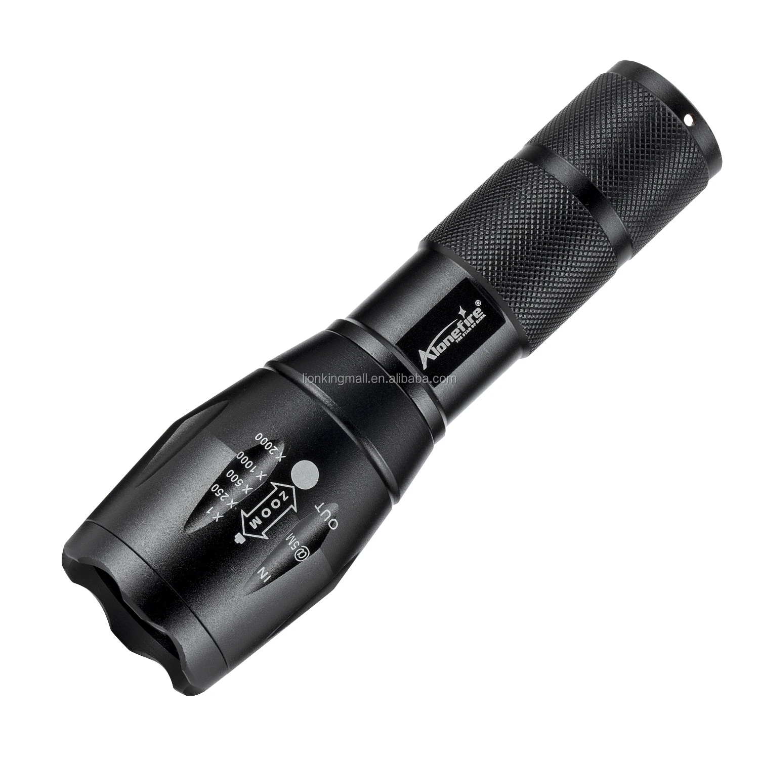 alonfire g700 2 in 1白色   蓝光强力led手电筒战术狩猎钓鱼工作灯