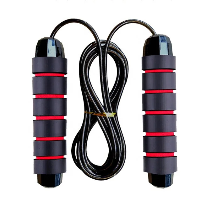

The New Custom logo high quality fitness exercise PVC coated steel wire adjustable speed skipping rope skipping rope