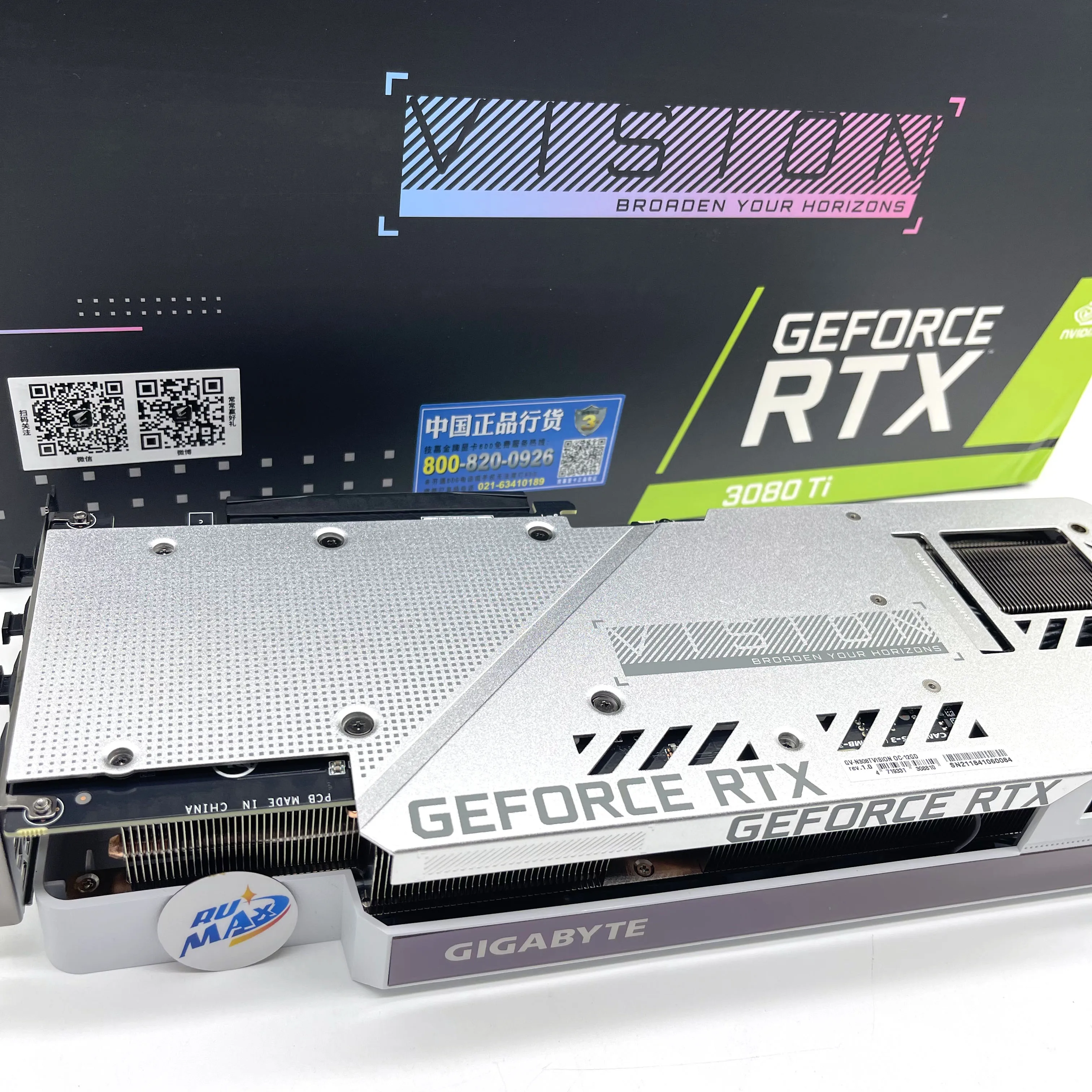 

Rumax GPU RTX 3080Ti 12g Gaming Graphics Card Video Card 3080ti