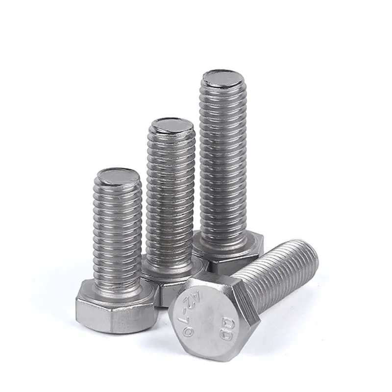 
8mm 316 stainless steel hexagon bolt hexagon screw M8 * 16 / 20 / 25 / 30 / 35 / 40 / 60-200 