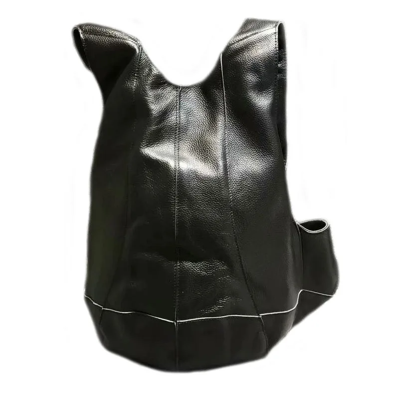 

Factory Warehouse Clearance Sale Unisex Vintage Genuine Leather Motorcycle Backpack