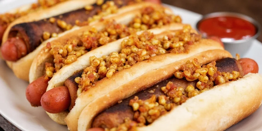 Za'atar and Tahini Slaw Hot Dog