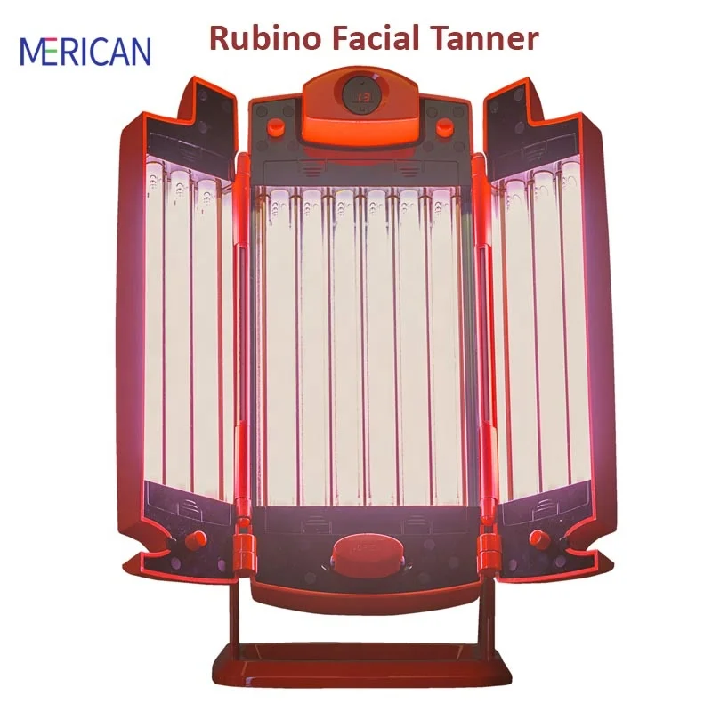 
Facial tanning Cosmedico Rubino lamps infra red light foldable for home use solarium panel healthy bronze color 3 in 1 effect 
