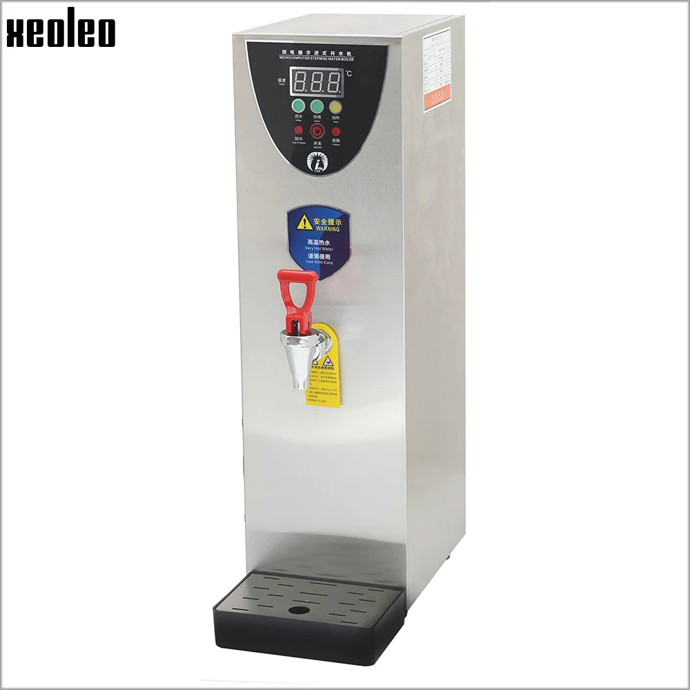 

Xeoleo 10L Hot Water dispenser Commercial Hot Water machine 35L/H Stainless steel Water boiler for bubble tea shop 2500W