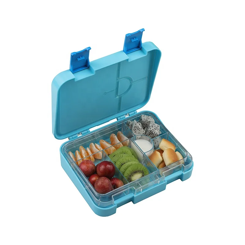 

2020 ne products Premium quality 4 or 6 compartments leakproof bento lunch box for kids and adults, Customized color acceptable