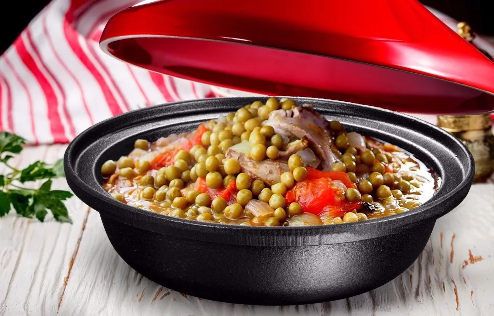 Cast Iron Cooking Tagine Moroccan Pot With Ceramic Lid Buy Moroccan Pot,Moroccan Pot With