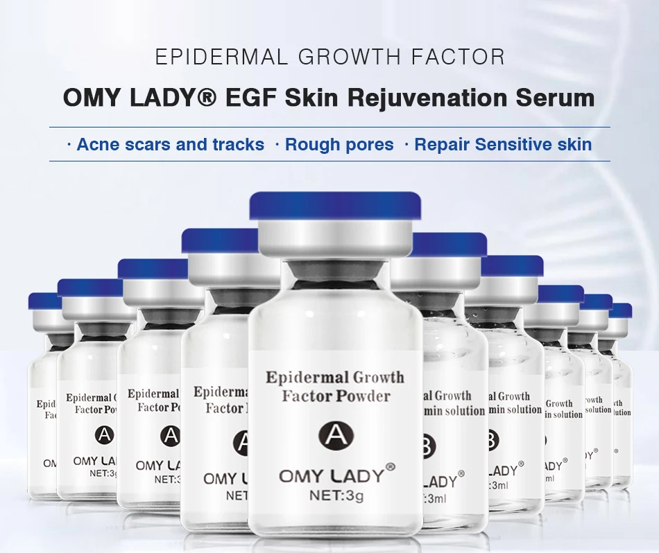 

2021 OMY LADY OEM A+B combination egf epidermal growth factor EGF Skin Rejuvenation Serum