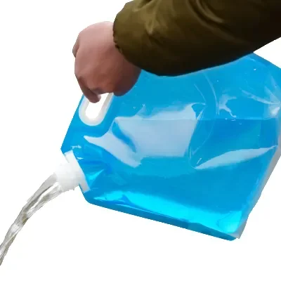 

Wholesale Retail Transparent Clear Stand Up Nozzle Water Spout Pouch Outdoors Water Bag 5L