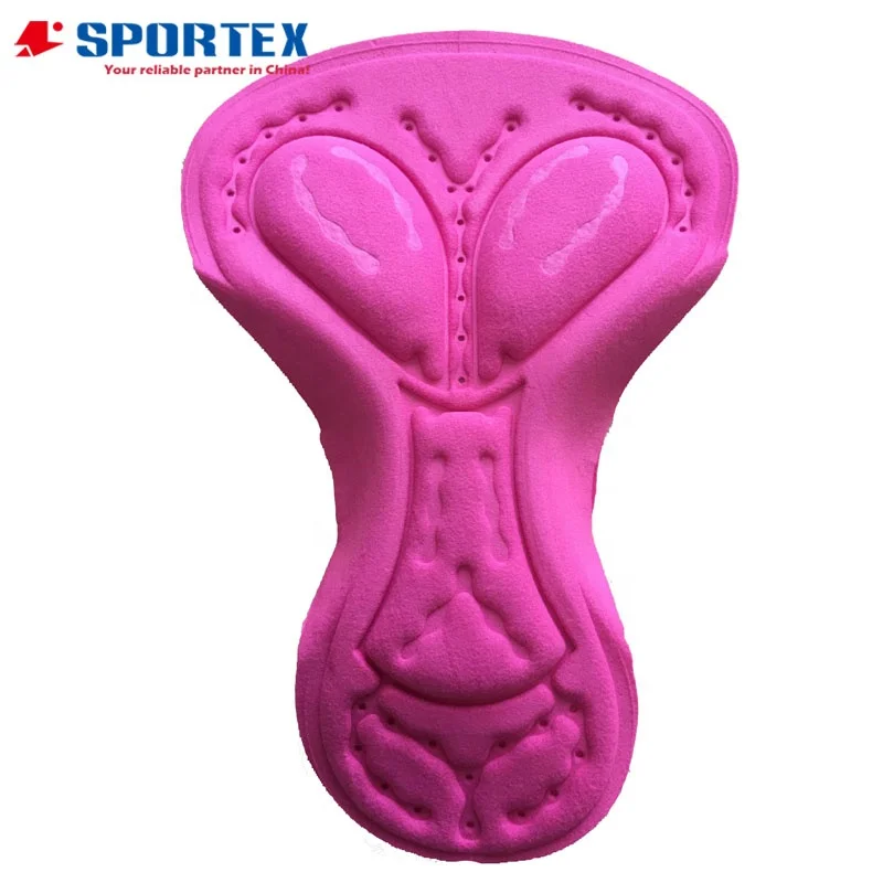 

Wholesale silicone gel Quick Dry ladies cycling pad Women cycling gel pad /COOLMAX cycling padding, Sublimation printing full colors