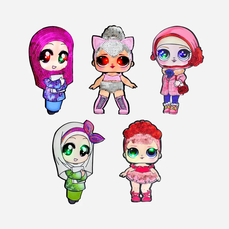 

Fashion exclusive new children lighted cartoon lovely led shirt patch for sale