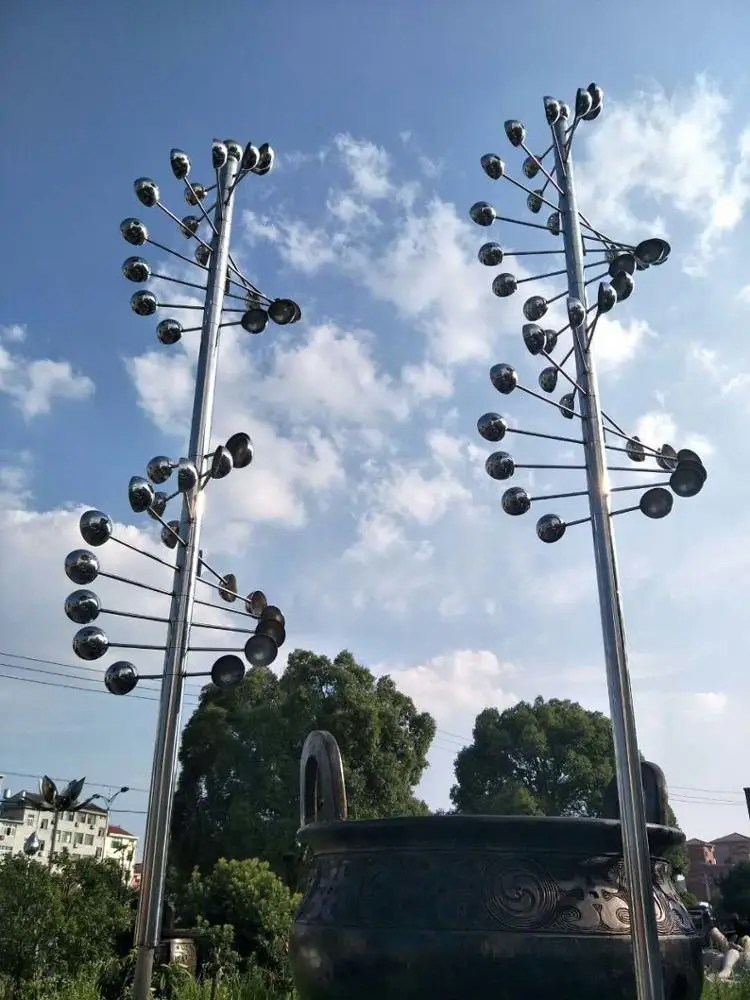 
High quality stainless steel 304 fish kinetic Sculpture for garden decoration 