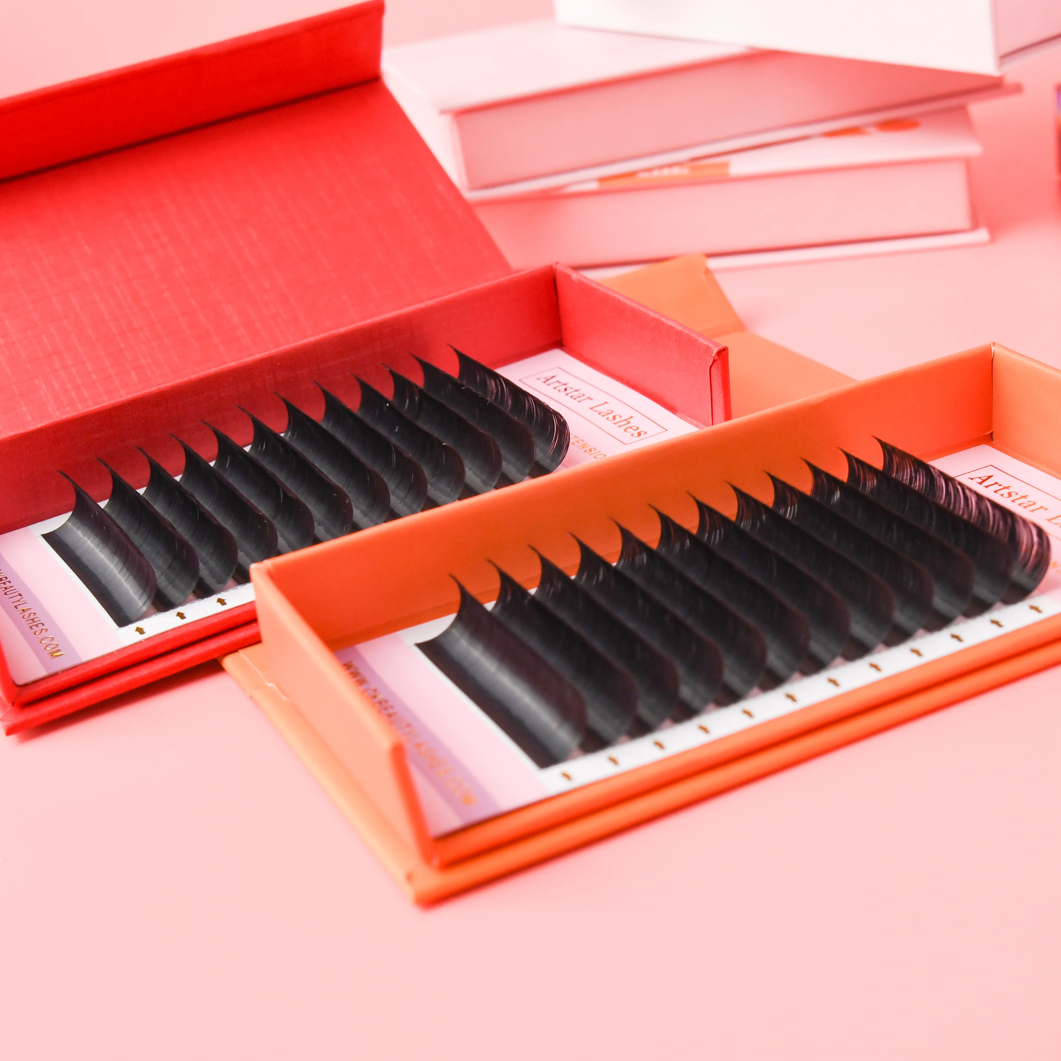 

Single korean pbt material private logo 0.03mm B C D Classic eyelash extension regular volume individual lashes extensions