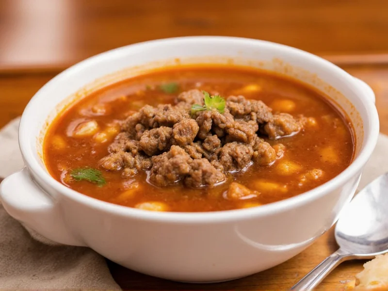 soup recipes with ground beef