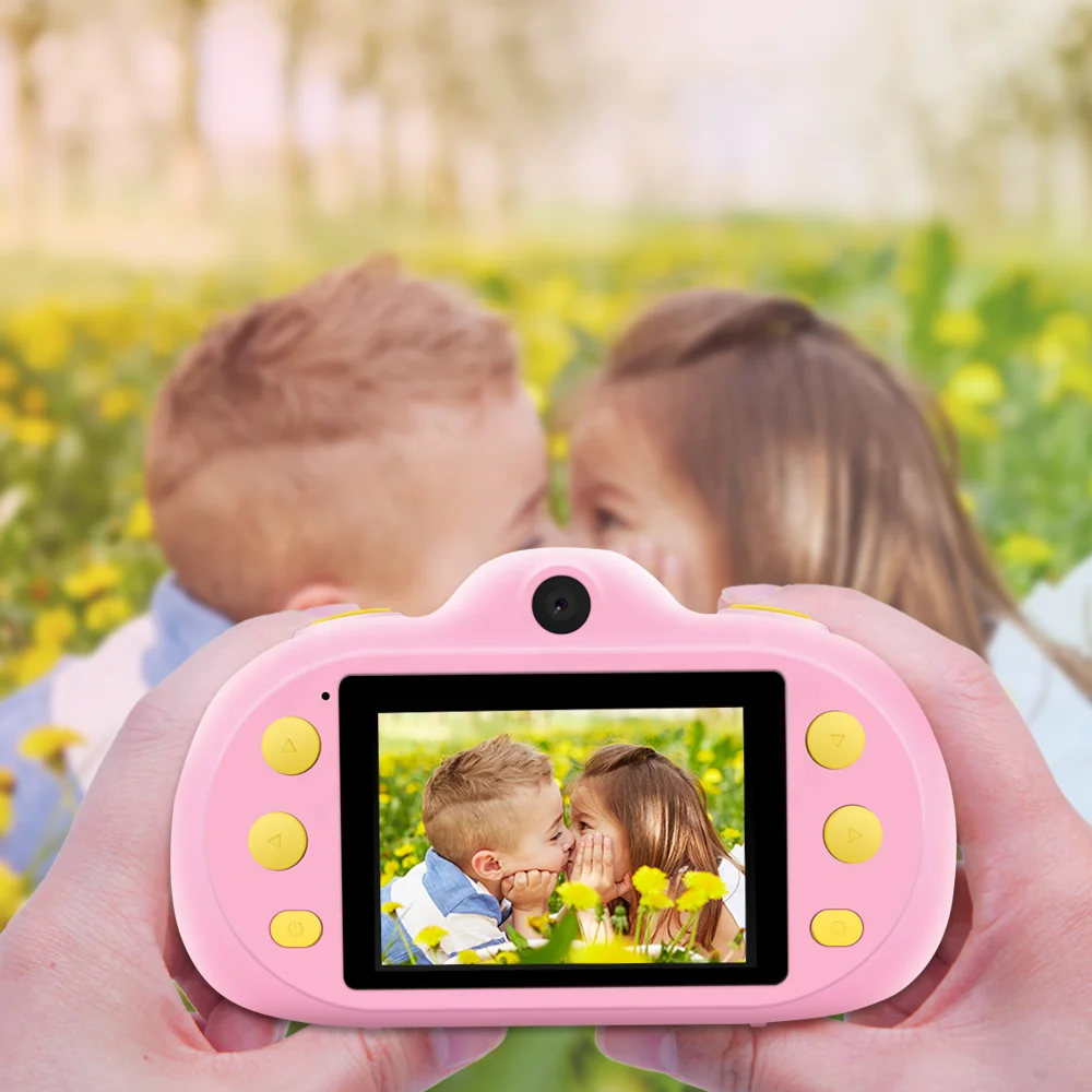

easy digital mini camera for kids, Cute powder, lime green, vibrant orange