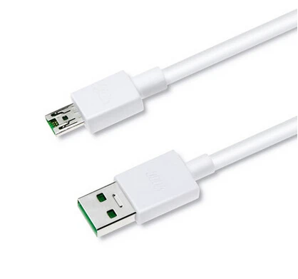 

3.3ft High Speed Data & QC 3.0 Charging Micro USB Cable White For OPPO