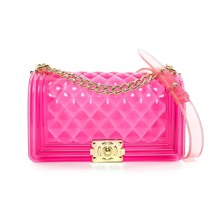 
2020 new arrivals summer wholesale Colorful pvc women designer Jelly candy bags fashion luxury ladies jelly purses handbags 