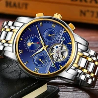 

2019 Classic men's stainless steel automatic mechanical luxury water proof wrist watch for men