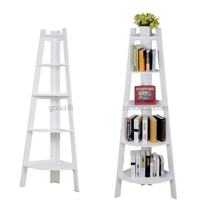 

5 shelf corner bookcase design for Amazon sellers