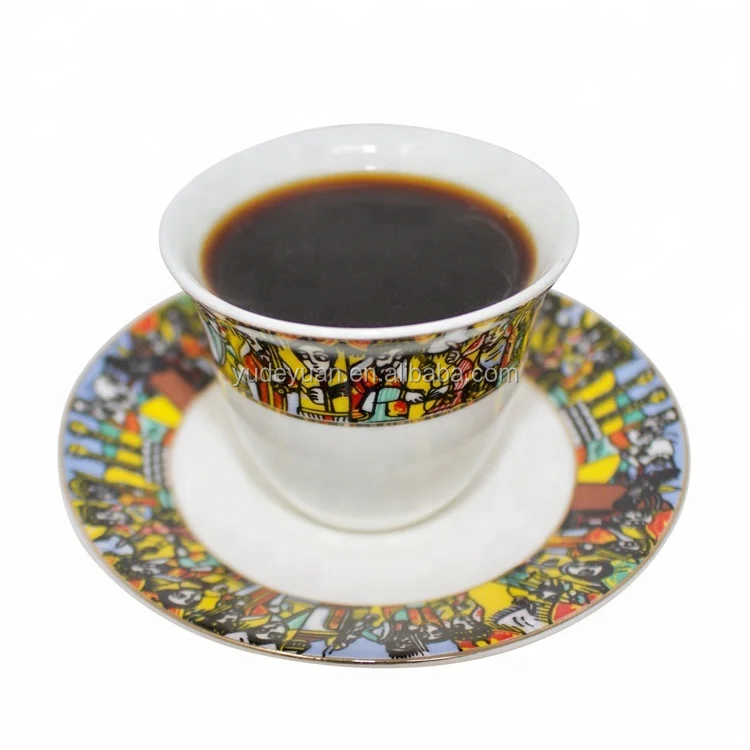 Traditional Porcelain 80cc 90cc Ethiopian Coffee Cup Saba Buy